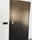 Πόρτα ασφαλείας Laminate Wenge ανάγλυφο